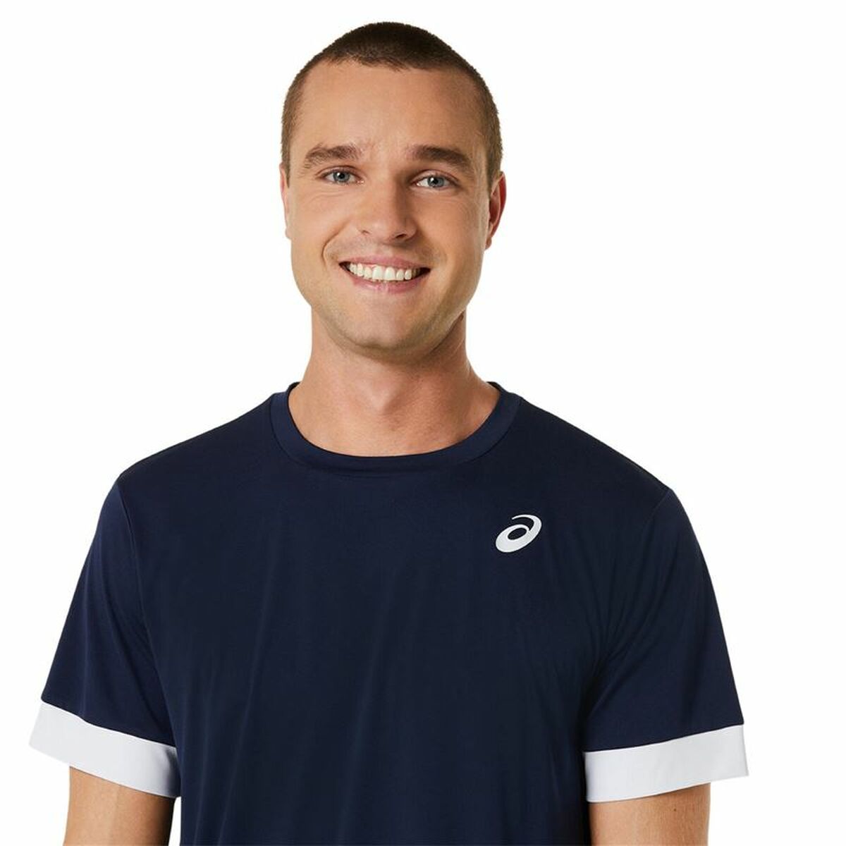Κοντομάνικο Αθλητικό Μπλουζάκι Asics Court Ναυτικό Μπλε Τένις