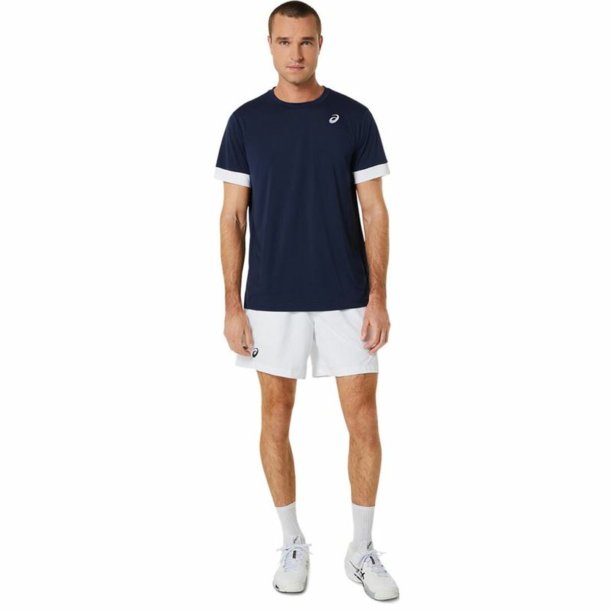 Κοντομάνικο Αθλητικό Μπλουζάκι Asics Court Ναυτικό Μπλε Τένις