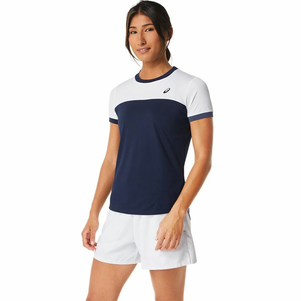 Κοντομάνικο Αθλητικό Μπλουζάκι Asics Court Ναυτικό Μπλε Τένις