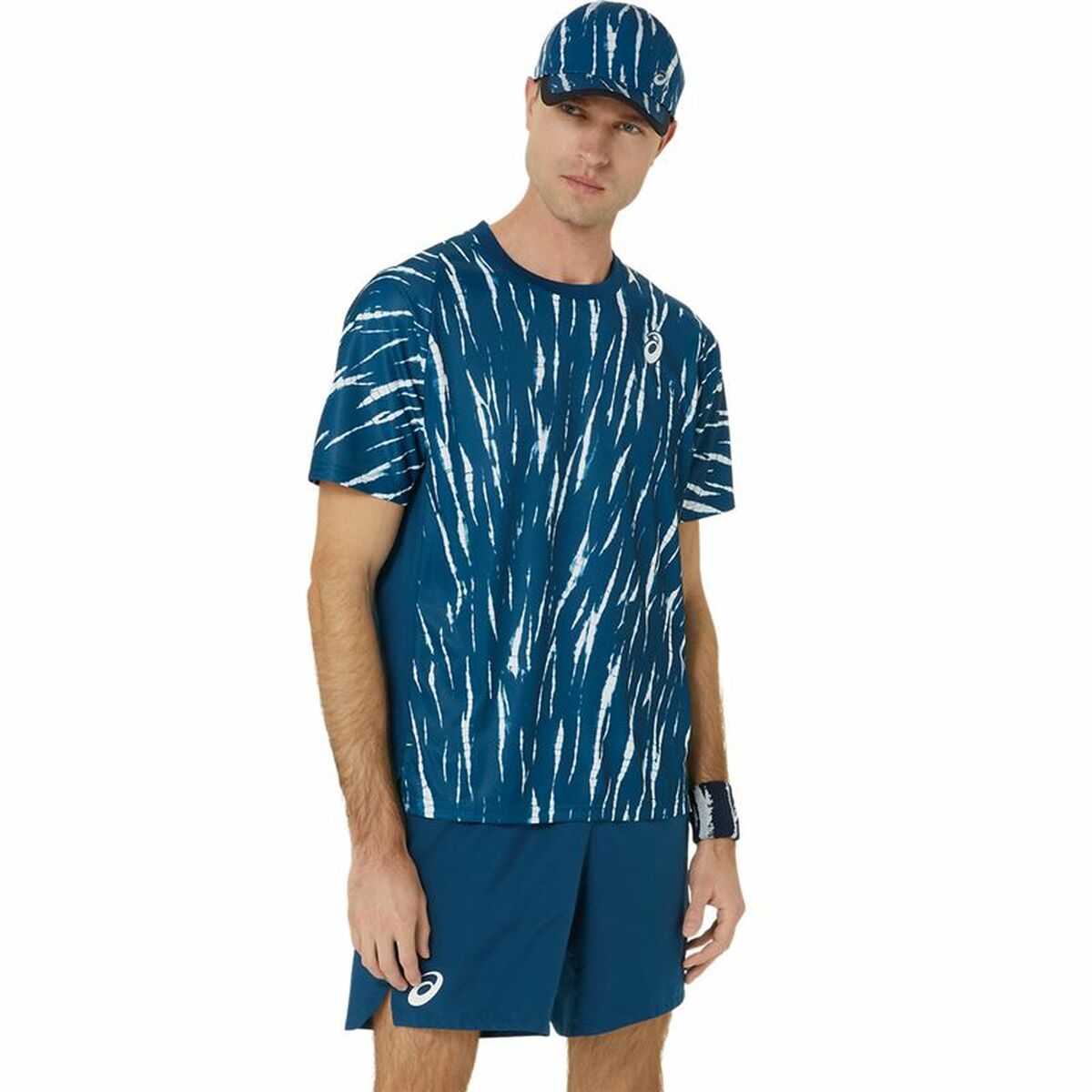 Κοντομάνικο Αθλητικό Μπλουζάκι Asics Game Ss Top Μπλε Τένις