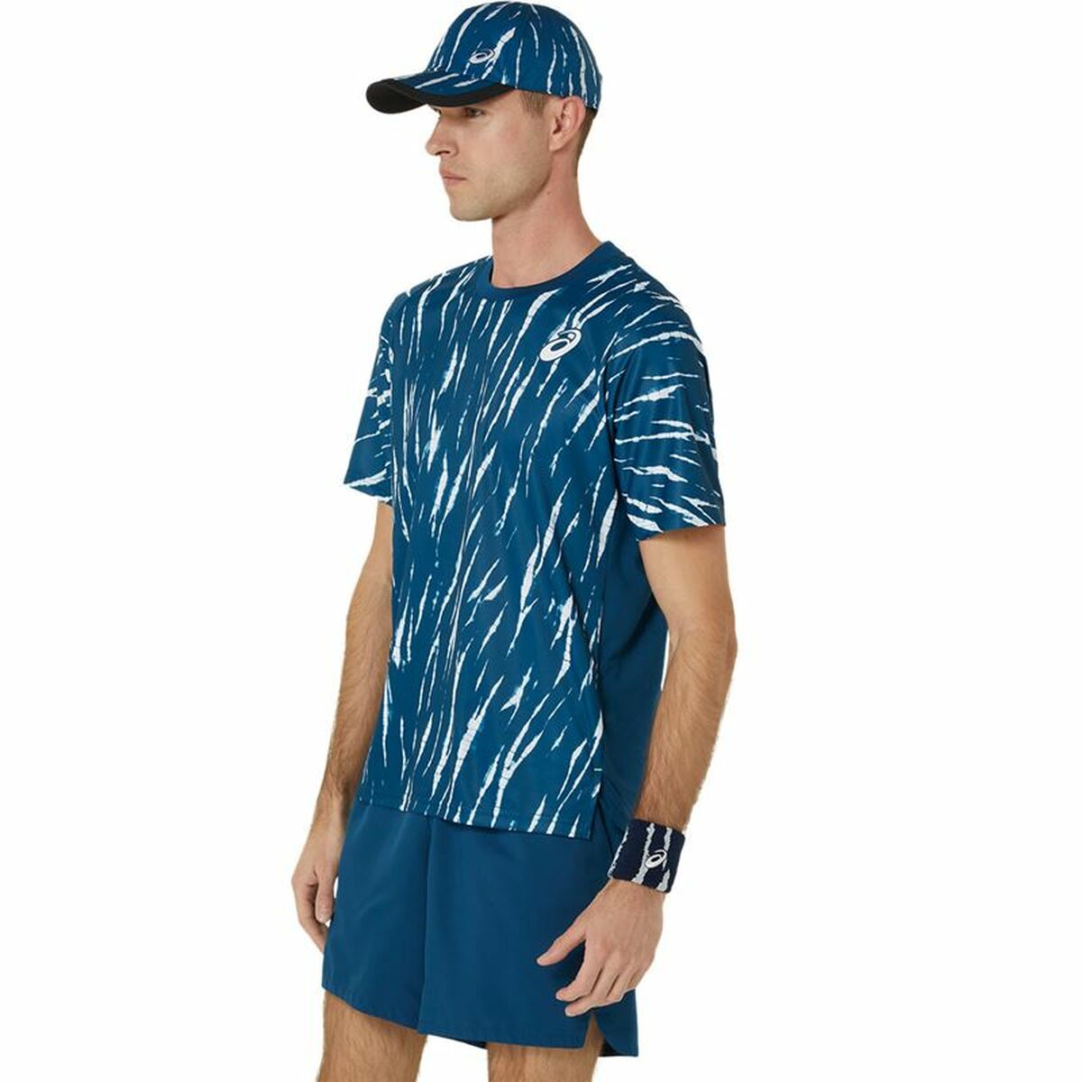 Κοντομάνικο Αθλητικό Μπλουζάκι Asics Game Ss Top Μπλε Τένις