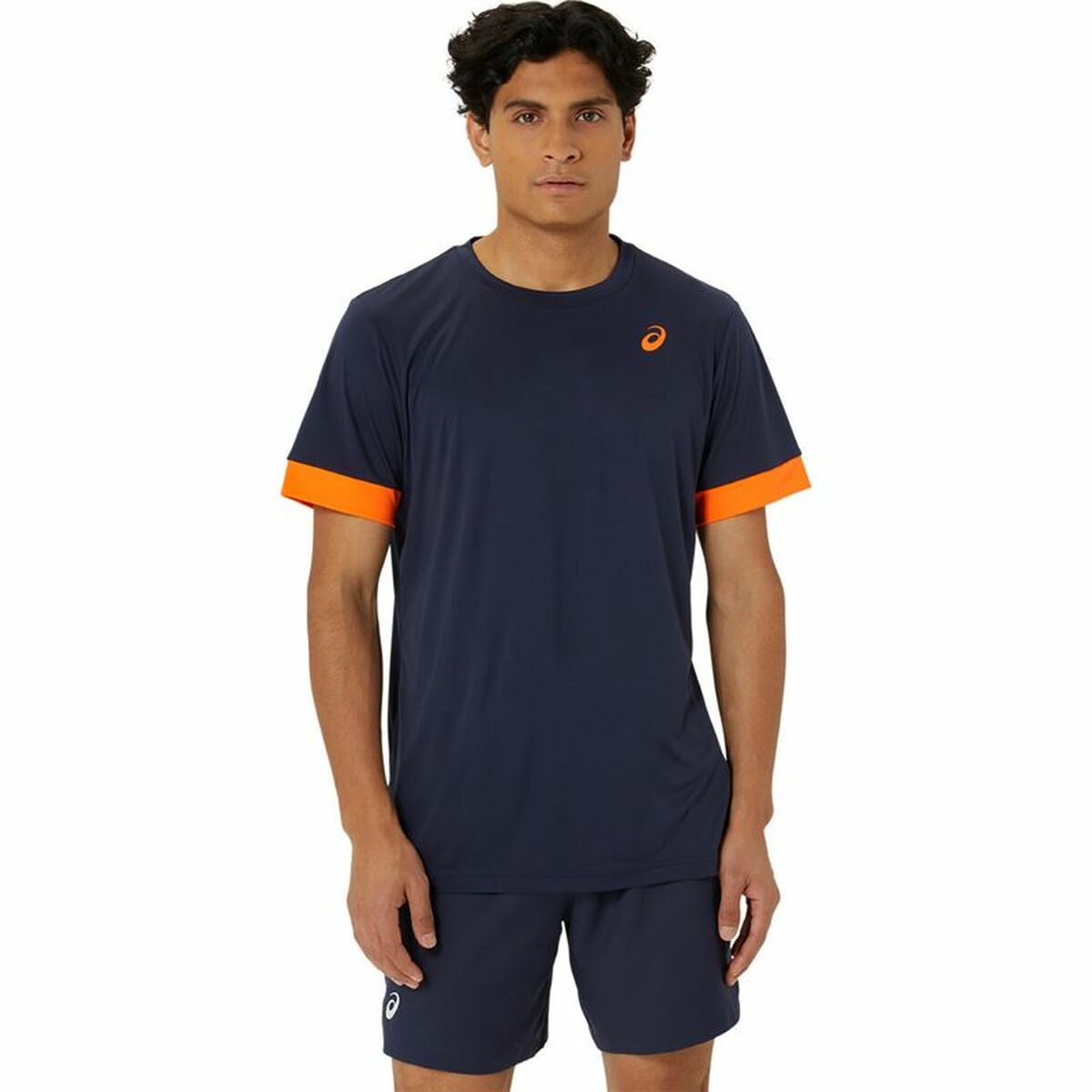 Κοντομάνικο Αθλητικό Μπλουζάκι Asics Court Ss Top Μπλε Ναυτικό Μπλε Τένις
