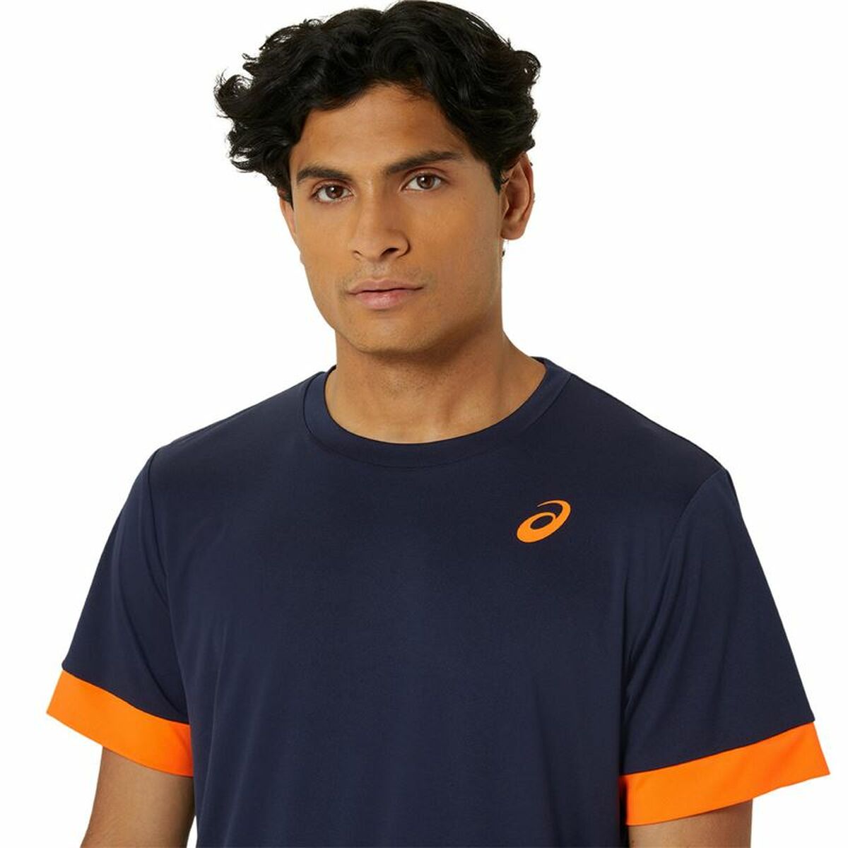 Κοντομάνικο Αθλητικό Μπλουζάκι Asics Court Ss Top Μπλε Ναυτικό Μπλε Τένις