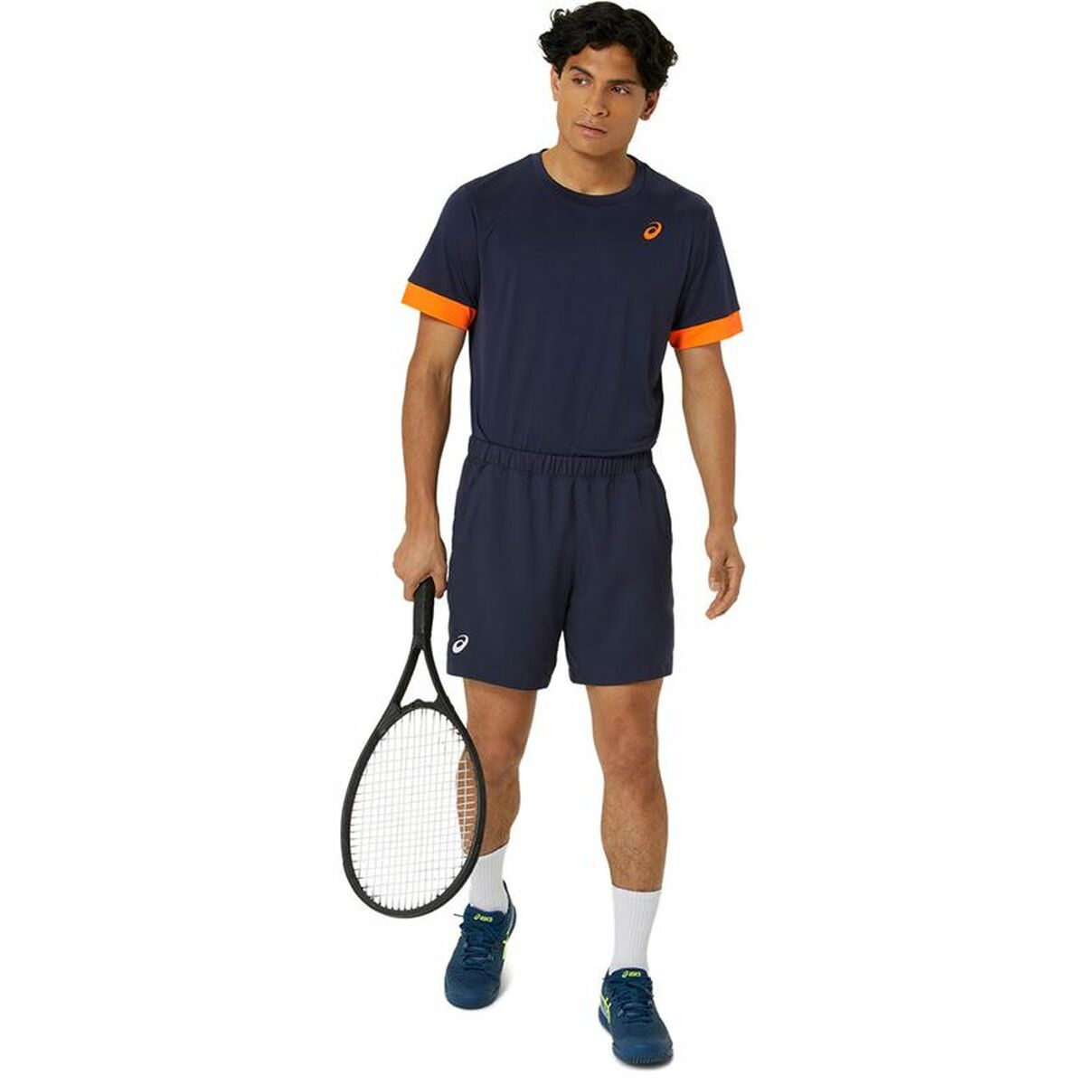 Κοντομάνικο Αθλητικό Μπλουζάκι Asics Court Ss Top Μπλε Ναυτικό Μπλε Τένις
