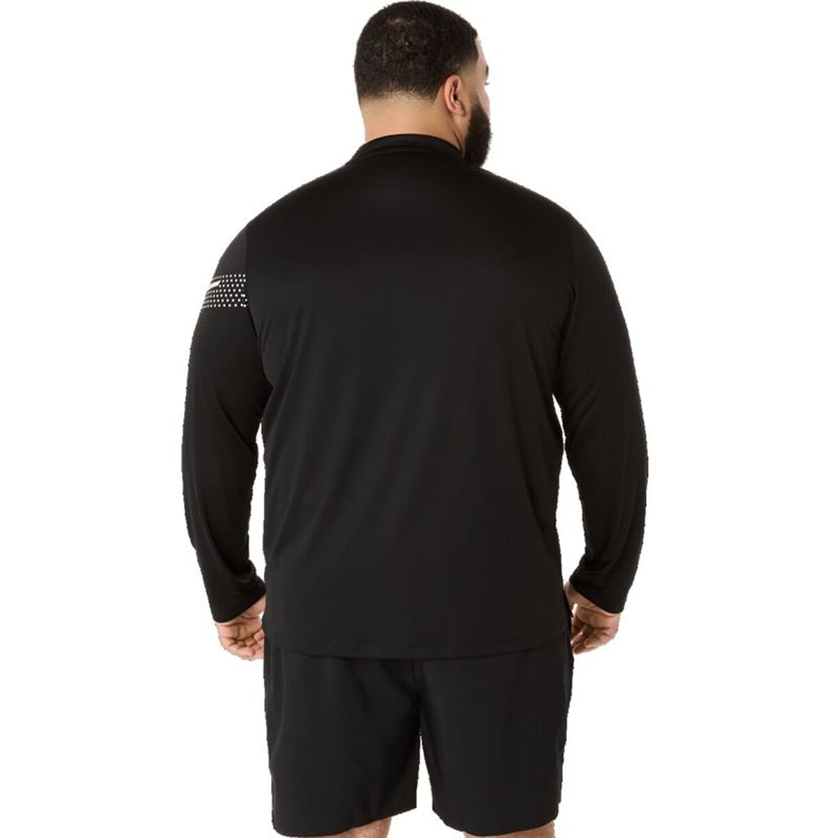 Ανδρική Μπλούζα με Μακρύ Μανίκι Asics Icon Μαύρο