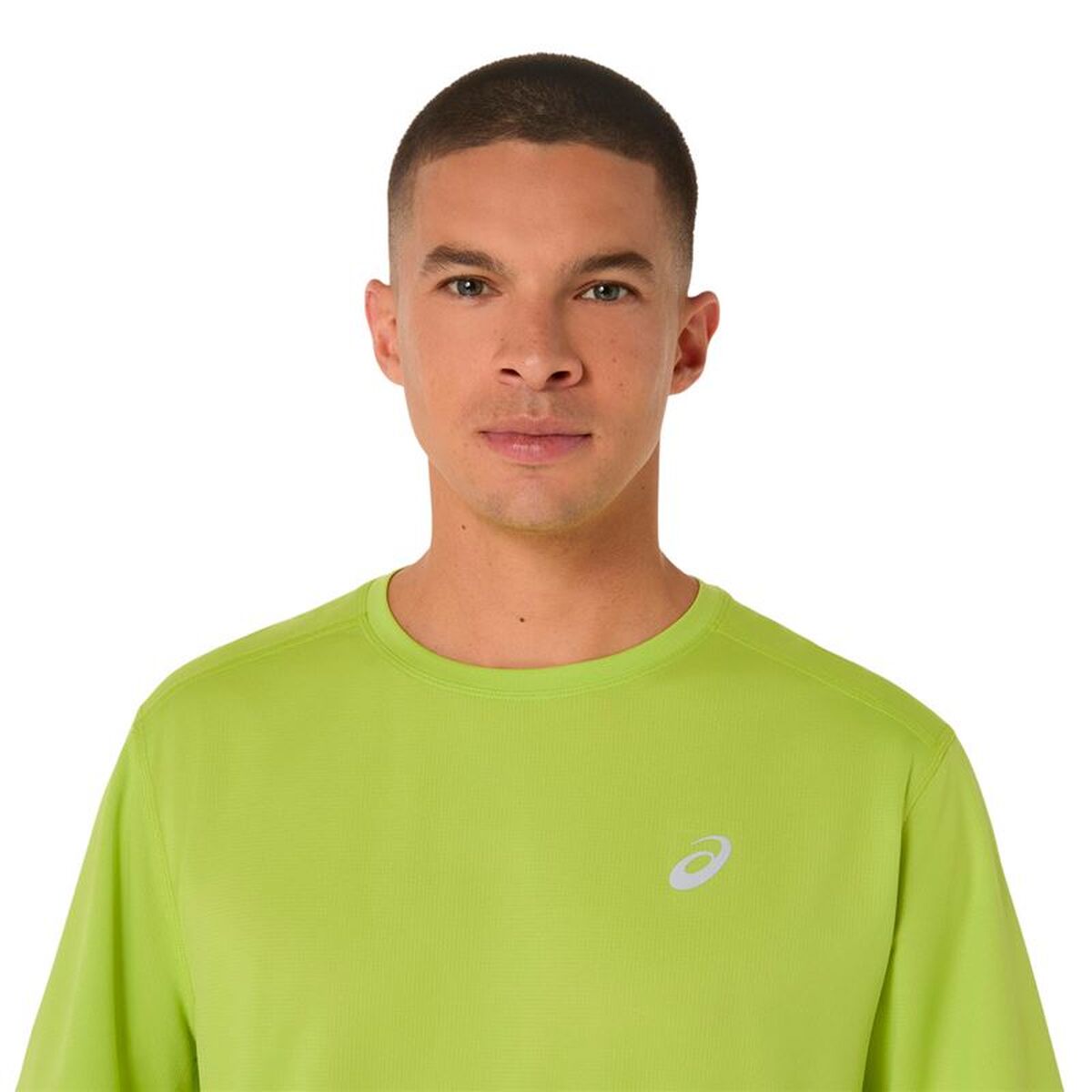 Ανδρική Μπλούζα με Κοντό Μανίκι Asics Core Πράσινο λιμόνι