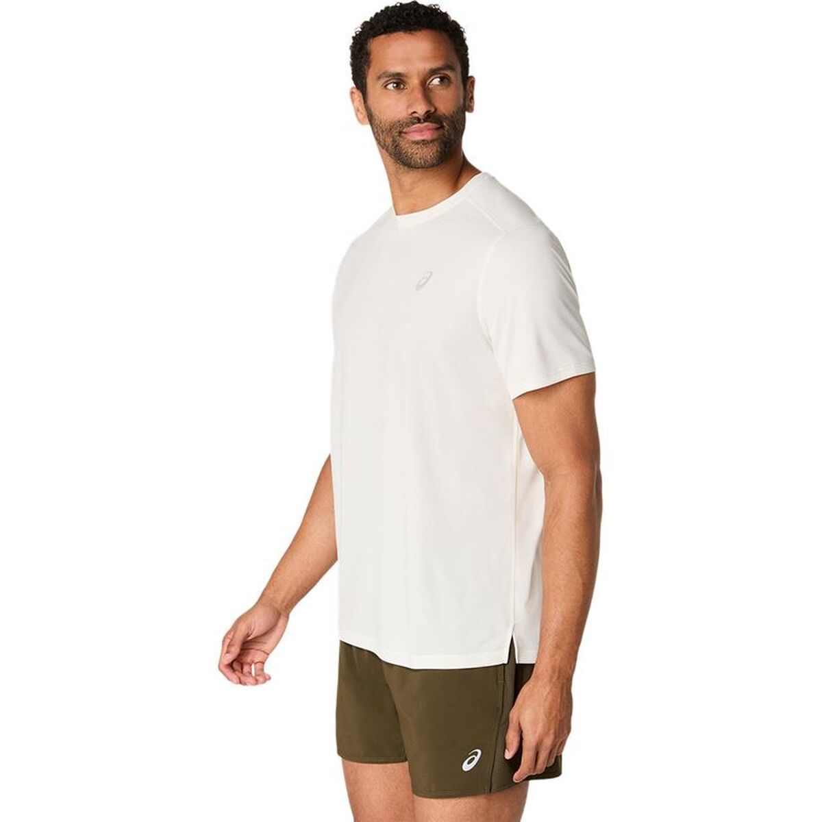 Ανδρική Μπλούζα με Κοντό Μανίκι Asics Core Μπεζ