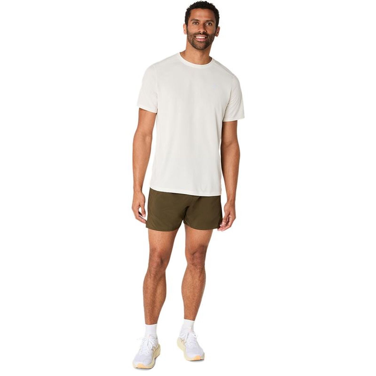 Ανδρική Μπλούζα με Κοντό Μανίκι Asics Core Μπεζ