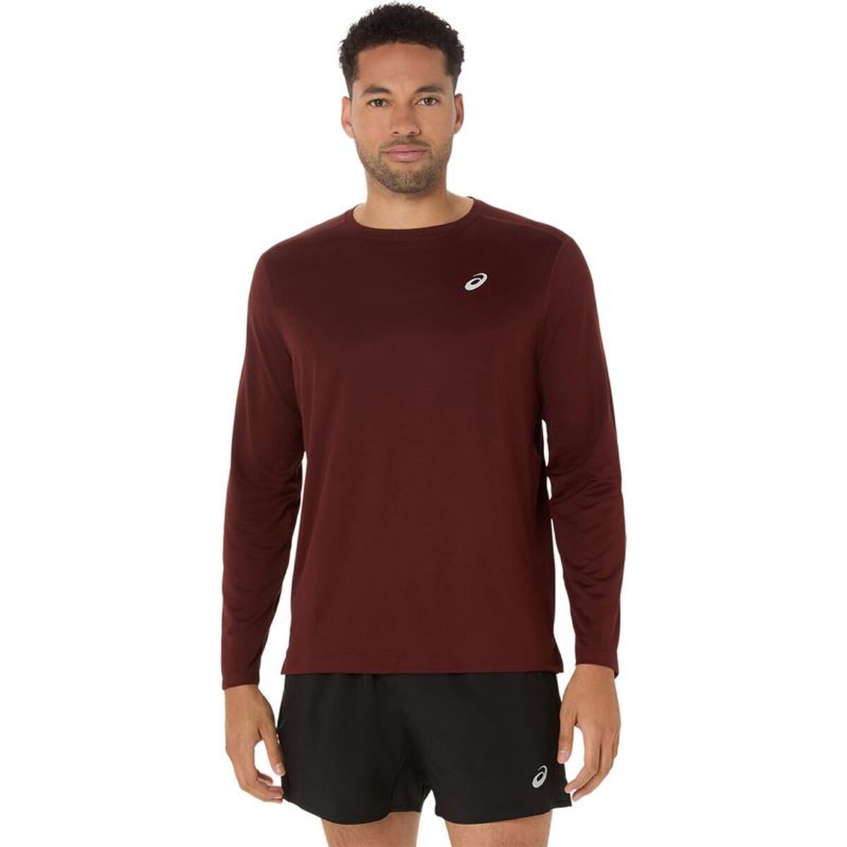 Ανδρική Μπλούζα με Κοντό Μανίκι Asics Core Σκούρο Κόκκινο