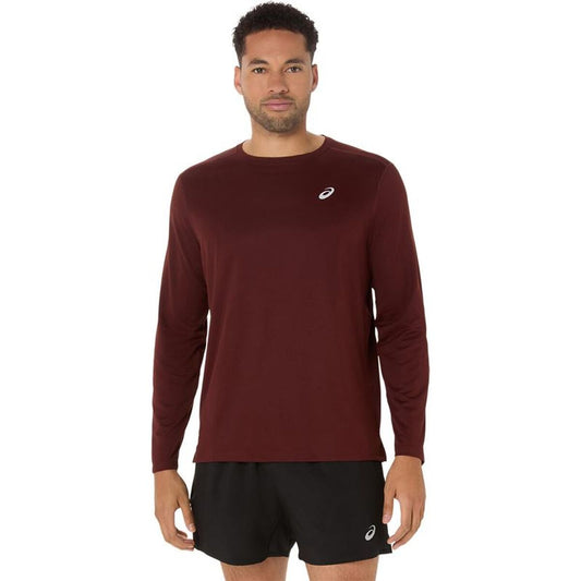 Ανδρική Μπλούζα με Κοντό Μανίκι Asics Core Σκούρο Κόκκινο
