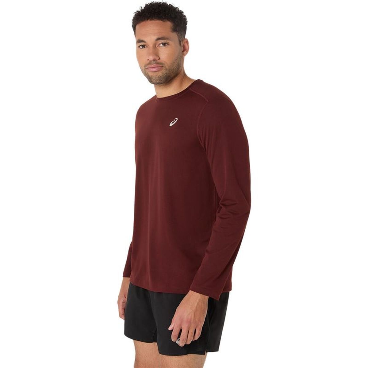 Ανδρική Μπλούζα με Κοντό Μανίκι Asics Core Σκούρο Κόκκινο