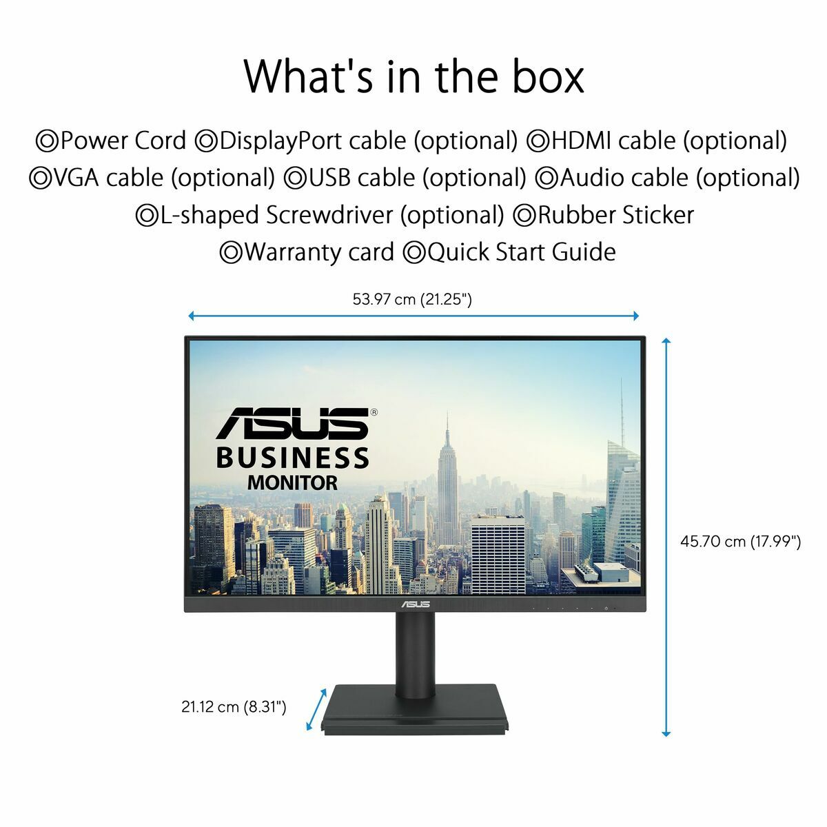 Οθόνη Asus 90LM0540-B01370 24" 23,8" Full HD LCD