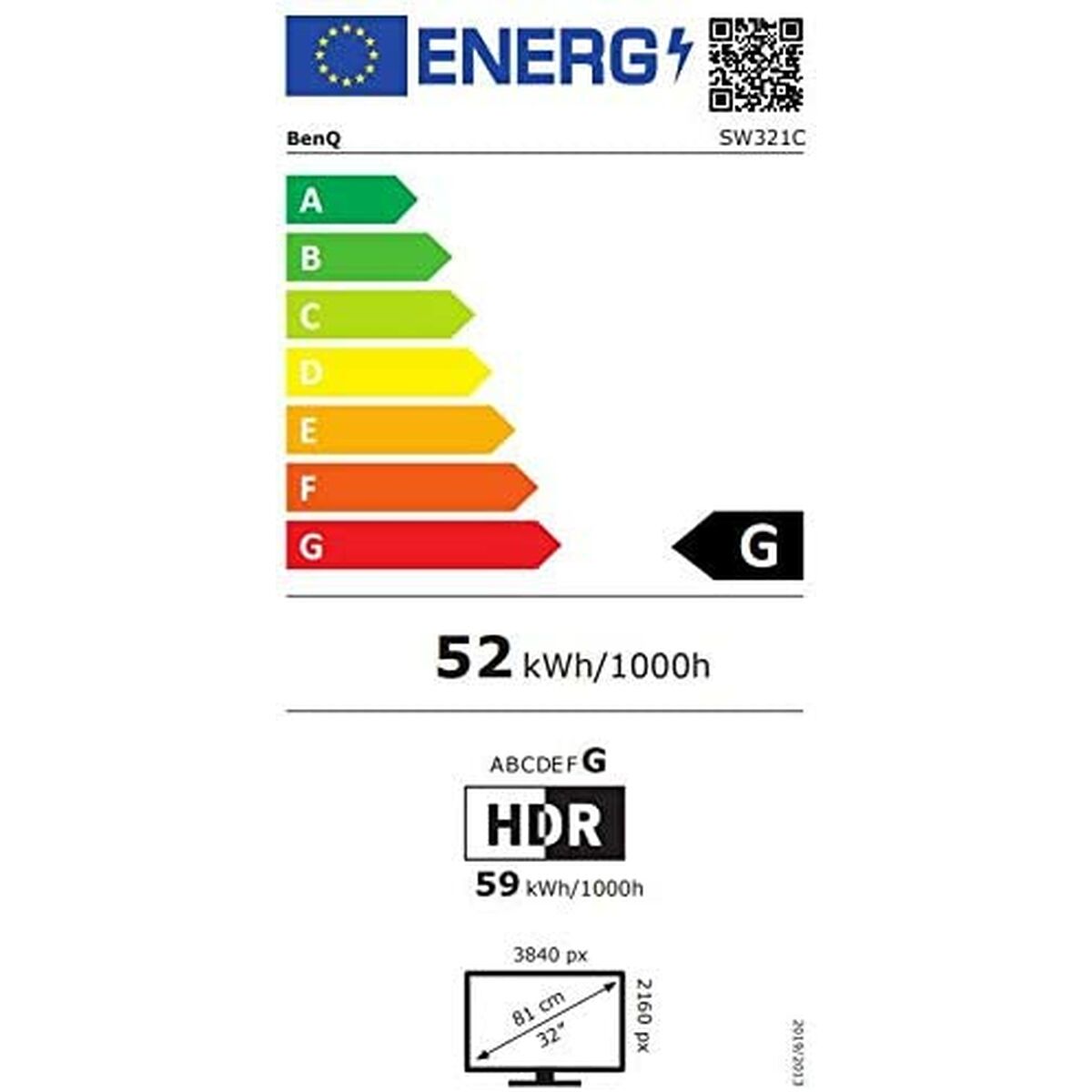 Οθόνη BenQ SW321C 32" LED IPS 60 Hz 50-60 Hz
