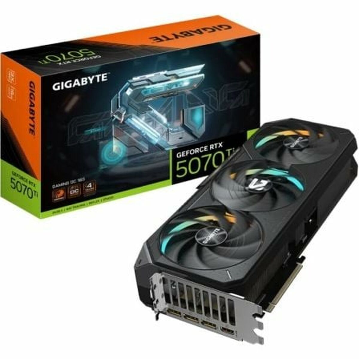 Κάρτα Γραφικών Gigabyte GeForce RTX 5070 Ti GAMING OC 16G nvidia geforce rtx 5070 ti 16 GB GDDR7