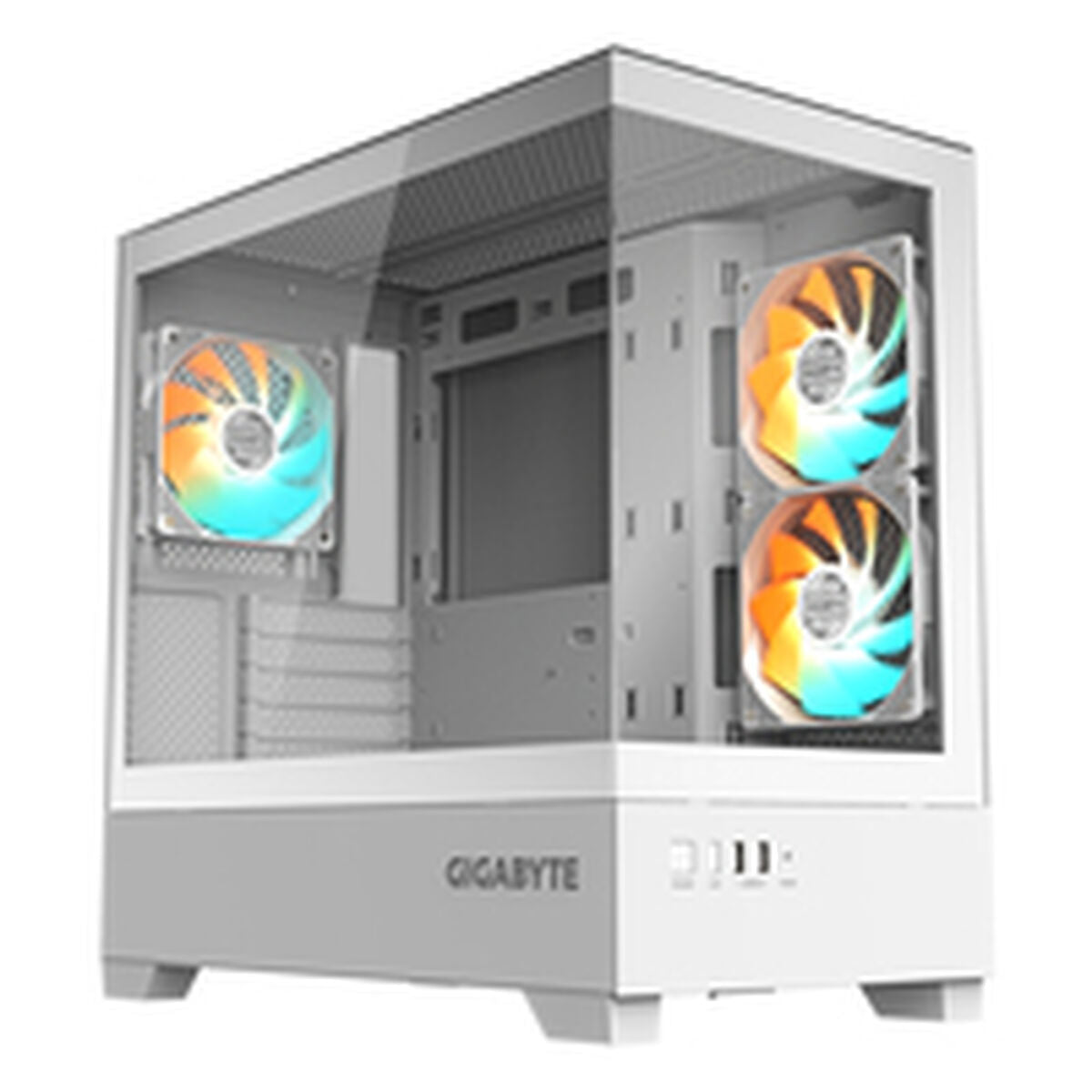 Κουτί Μέσος Πύργος ATX Gigabyte C201 PANORAMIC ICE Λευκό