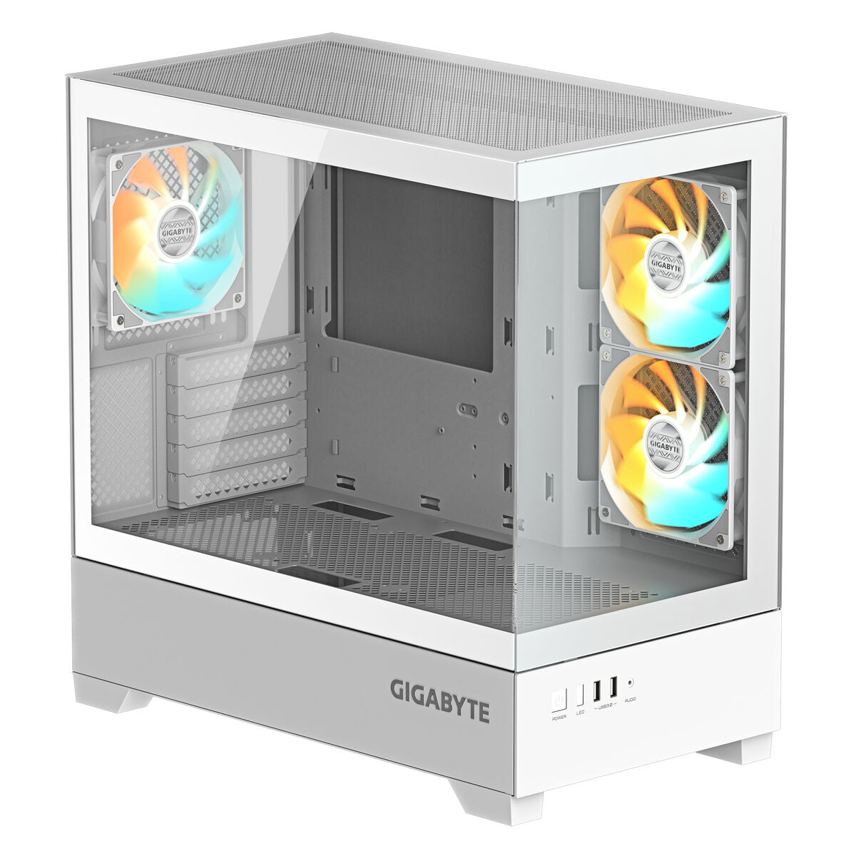 Κουτί Μέσος Πύργος ATX Gigabyte C201 PANORAMIC ICE Λευκό