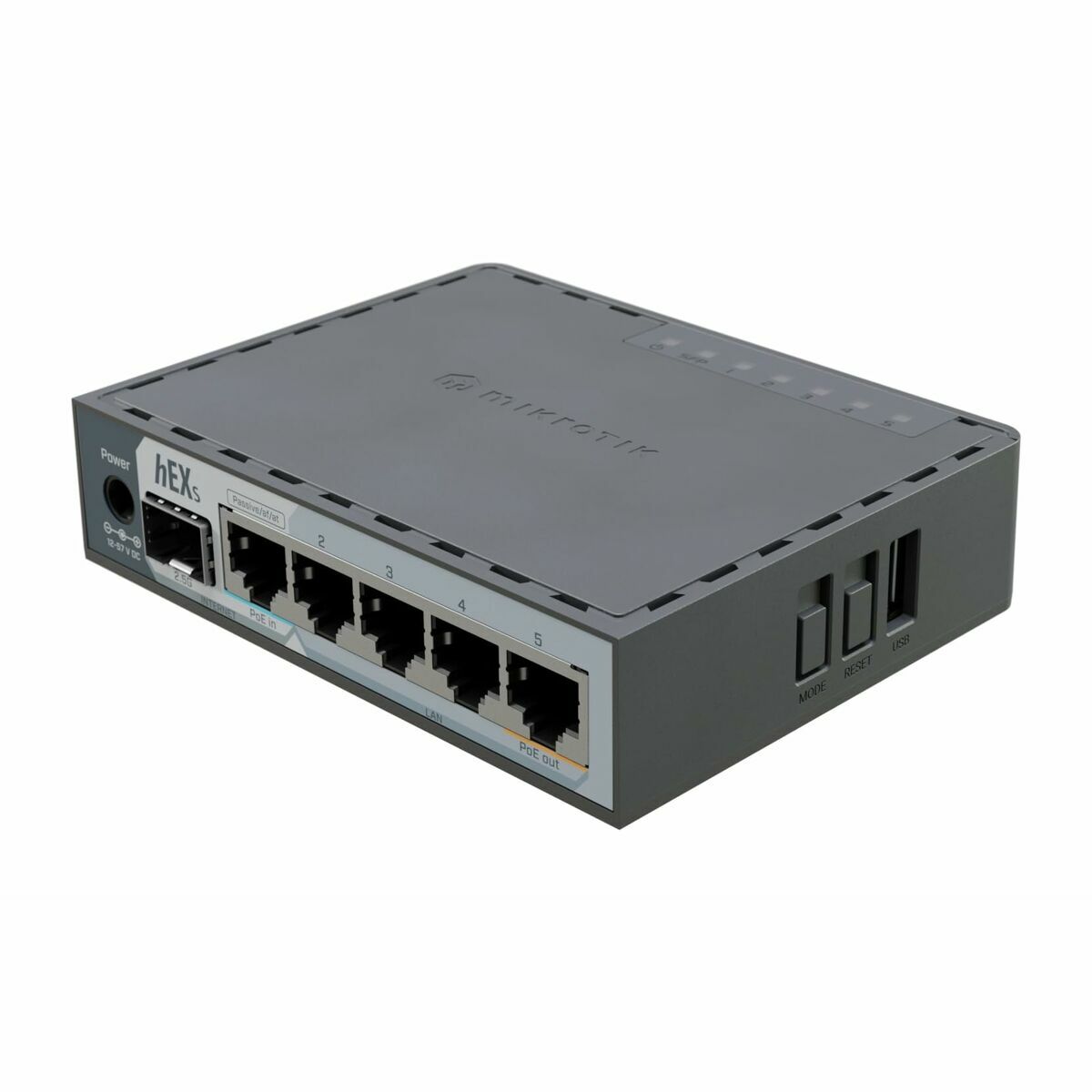 Router Mikrotik E60IUGS Μαύρο USB RJ45 Ethernet LAN PoE x 1 USB 3.2 USB x 1