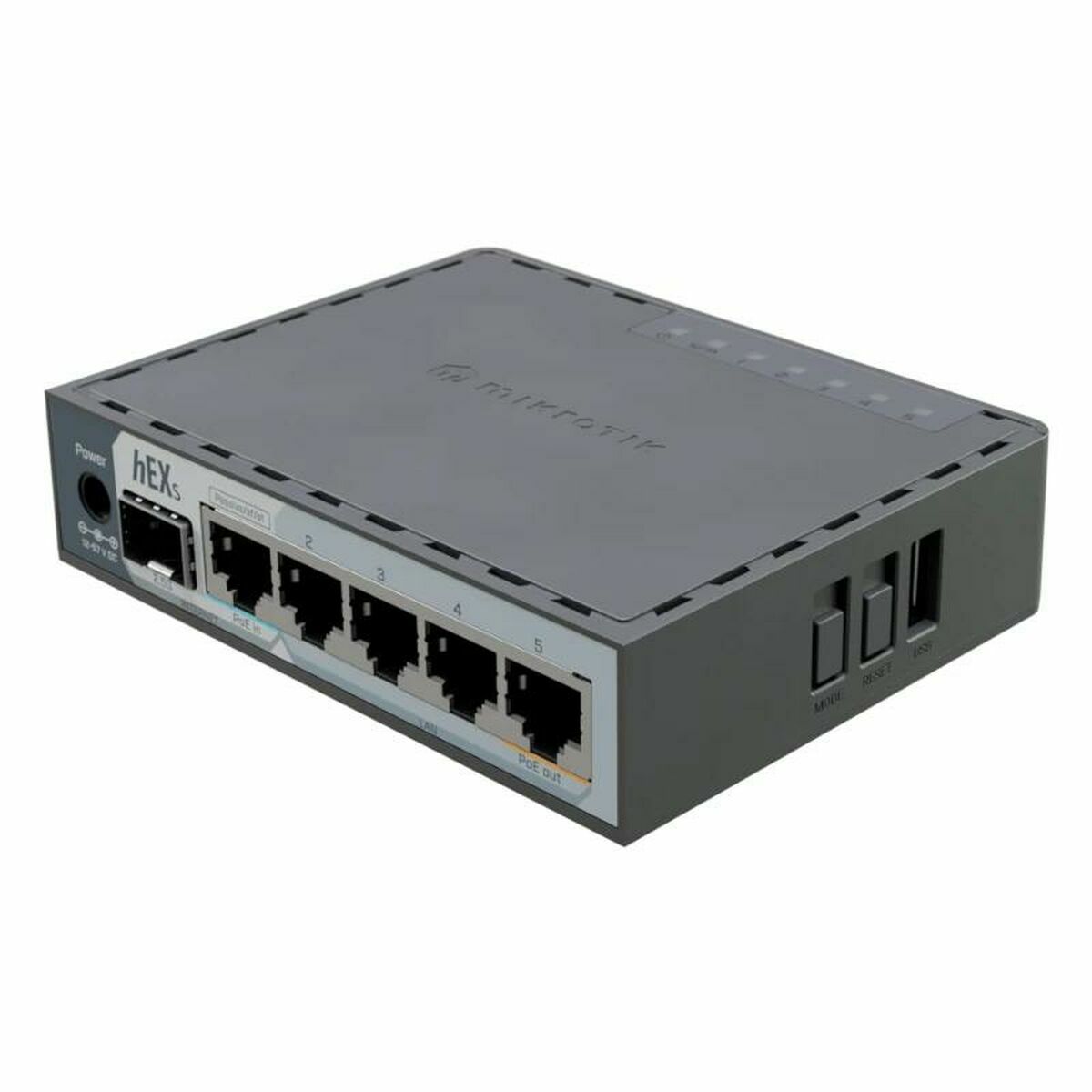 Router Mikrotik E60IUGS Μαύρο USB RJ45 Ethernet LAN PoE x 1 USB 3.2 USB x 1