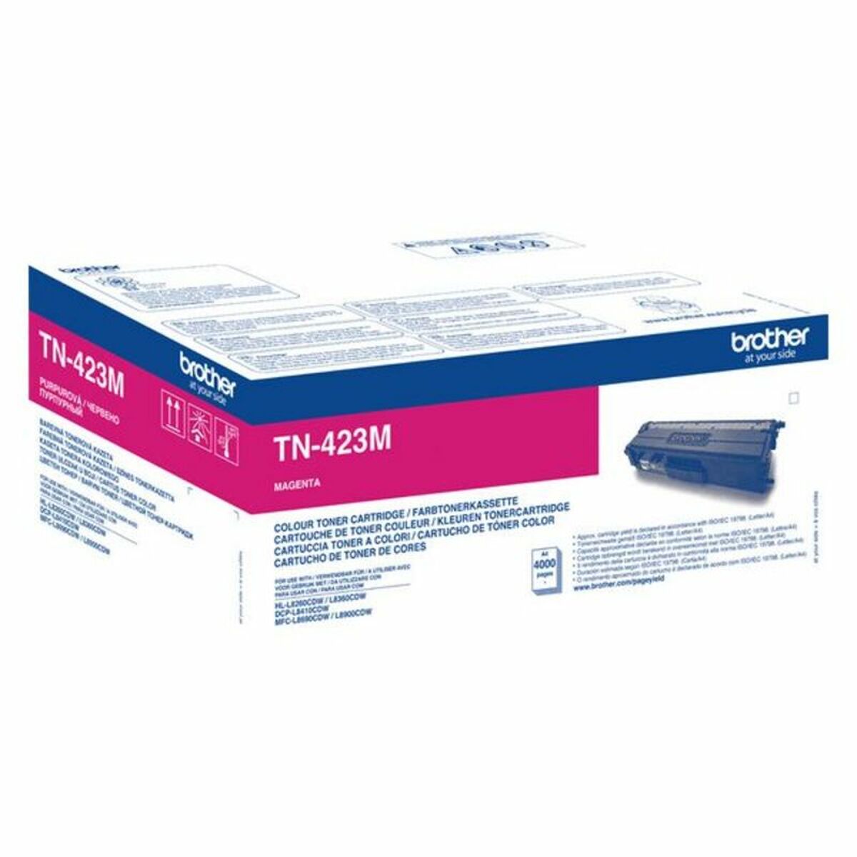 Τόνερ Brother TN423M Μαύρο Ματζέντα