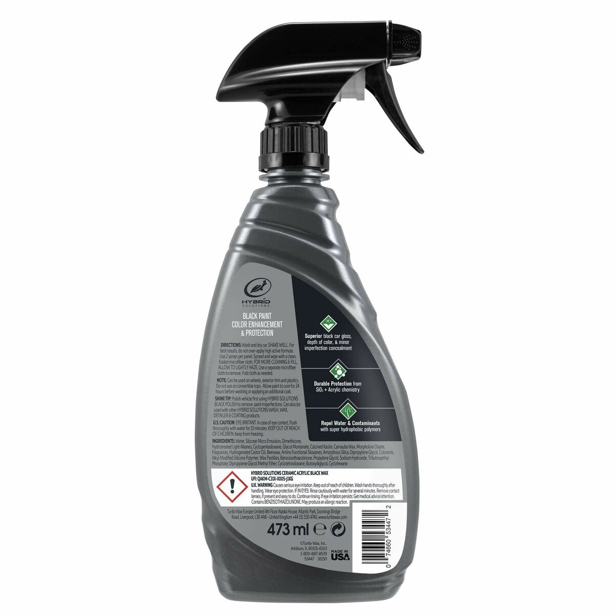 Κηρός αυτοκινήτου Turtle Wax TW53680 500 ml Μαύρο χρώμα