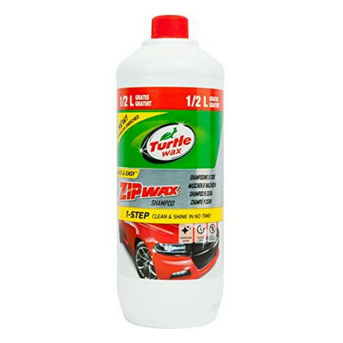 Σαμπουάν αυτοκινήτου Turtle Wax Zip Wax Κερί (1,5 l)