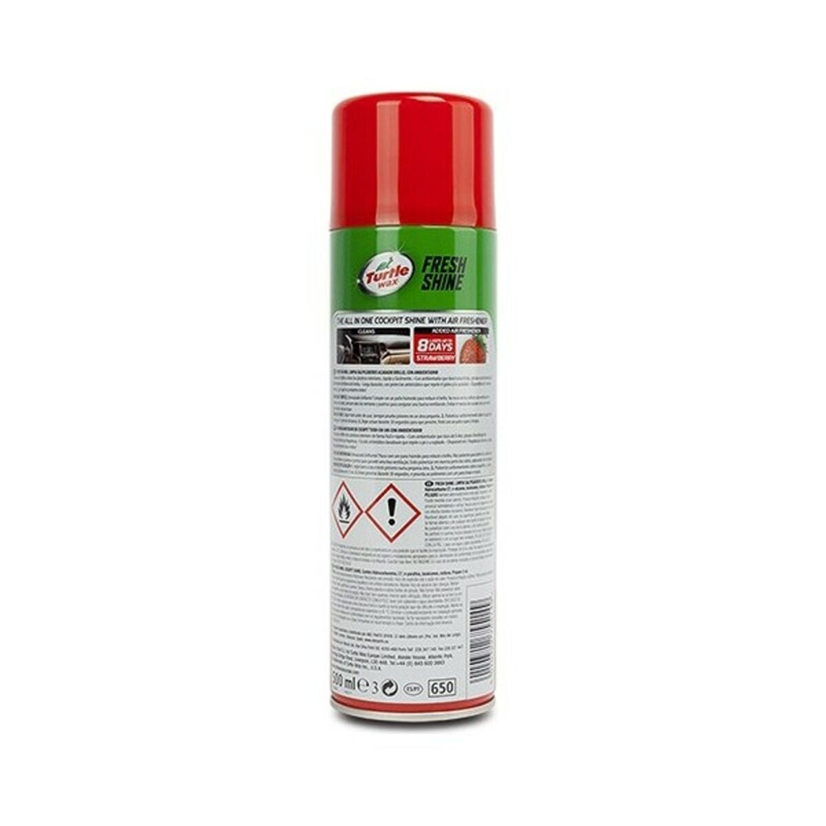 Καθαριστικό  γαι το Ταμπλό Αυτοκινήτου Turtle Wax TW51985 Fresh Shine   Φράουλα 500 ml
