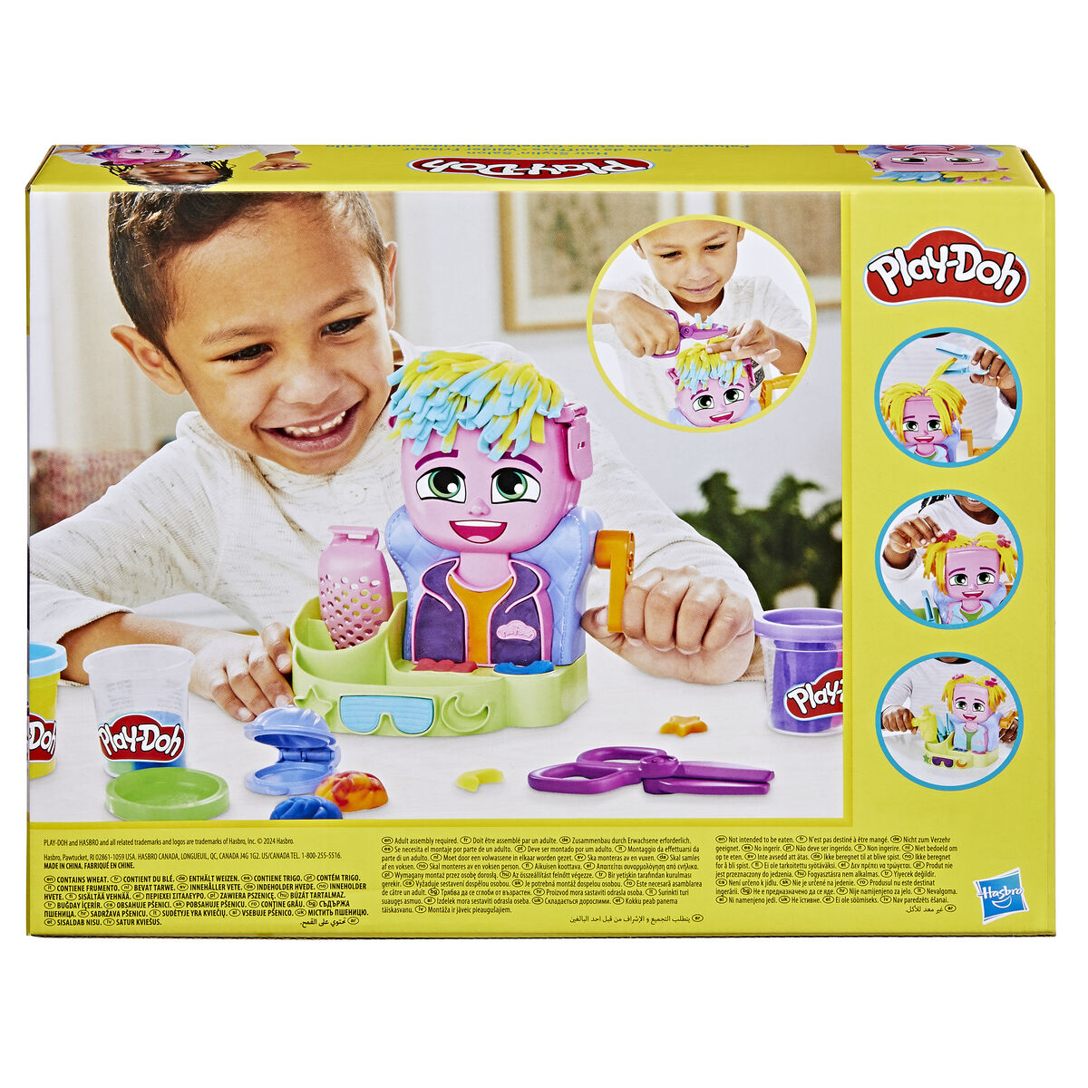Παιχνίδι με Πλαστελίνη Hasbro Playdoh Aξεσουάρ 6 Δοχεία Κομμωτήριο