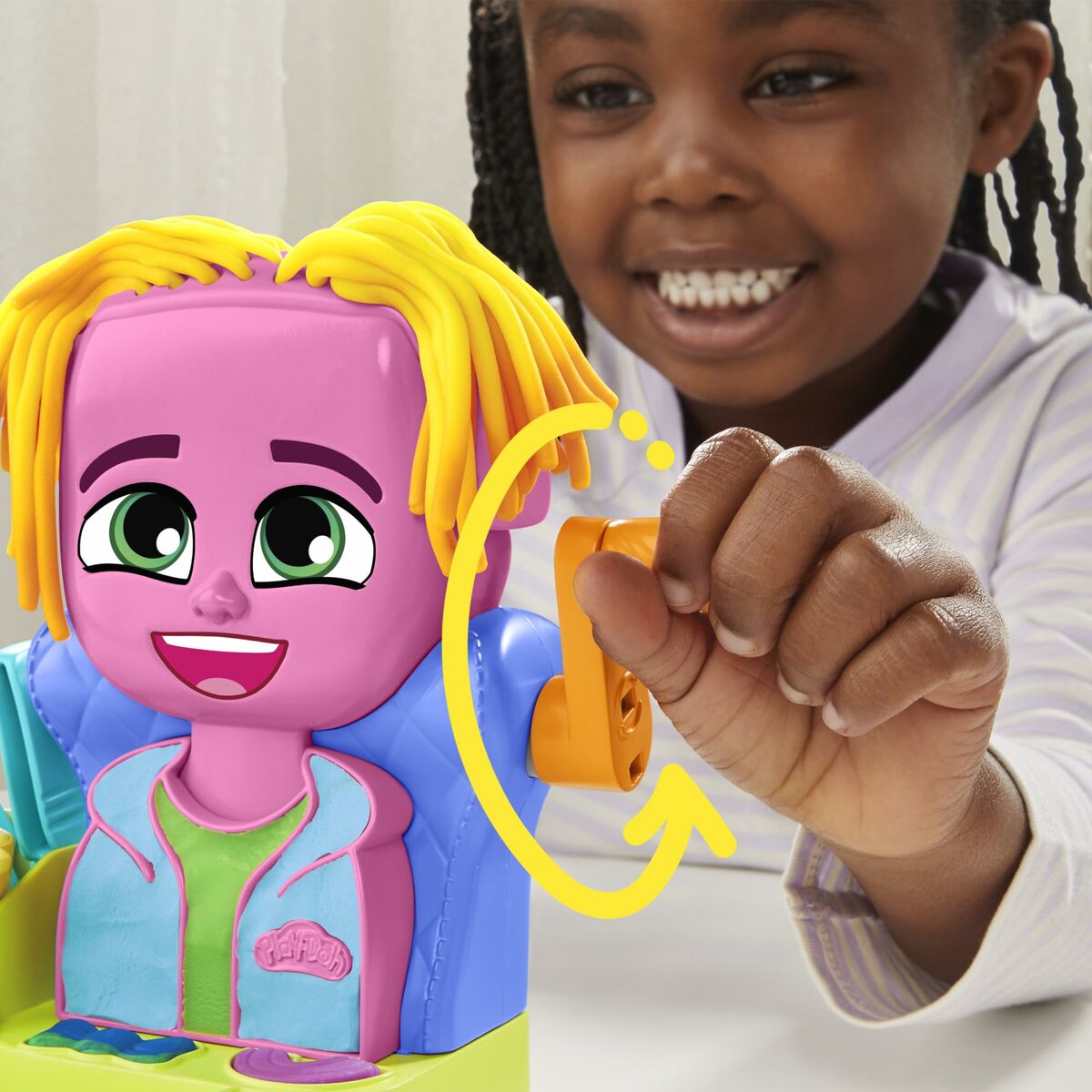 Παιχνίδι με Πλαστελίνη Hasbro Playdoh Aξεσουάρ 6 Δοχεία Κομμωτήριο