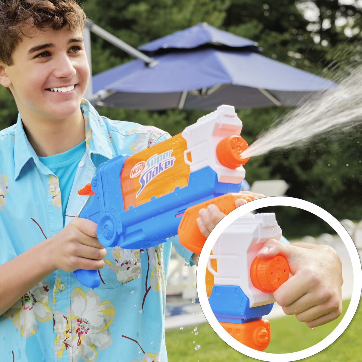Νεροπίστολο Hasbro Nerf Super Soaker Soa Flip 21,5 x 45 cm