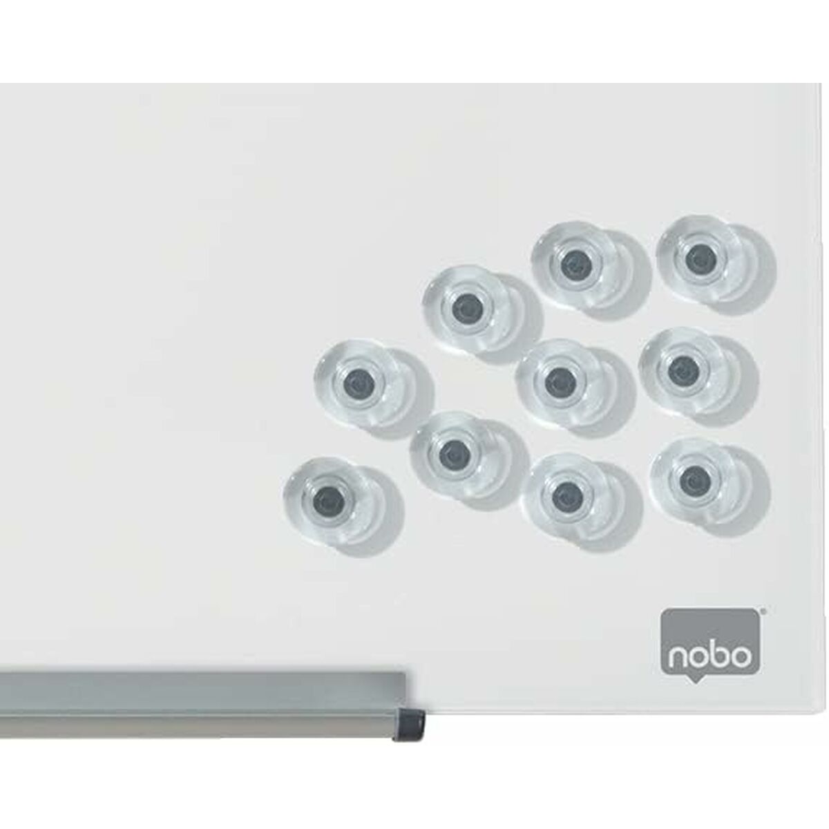 Μαγνητικός πίνακας Nobo Ασημί