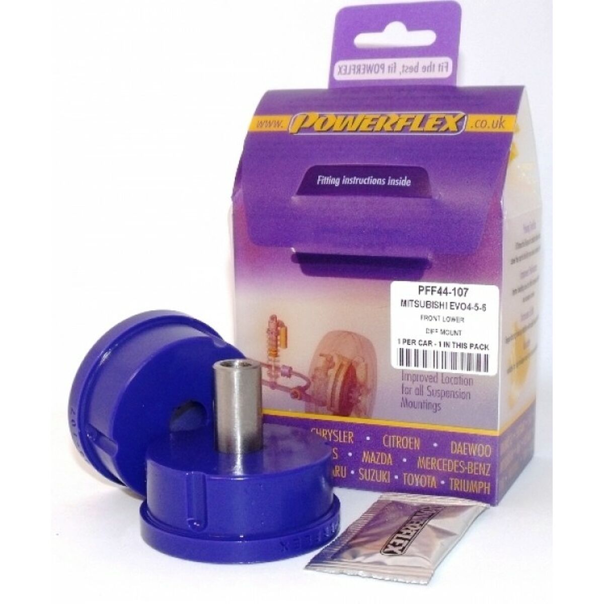 Silentblock Powerflex PFF44-107 Γραμμή ενίσχυσης