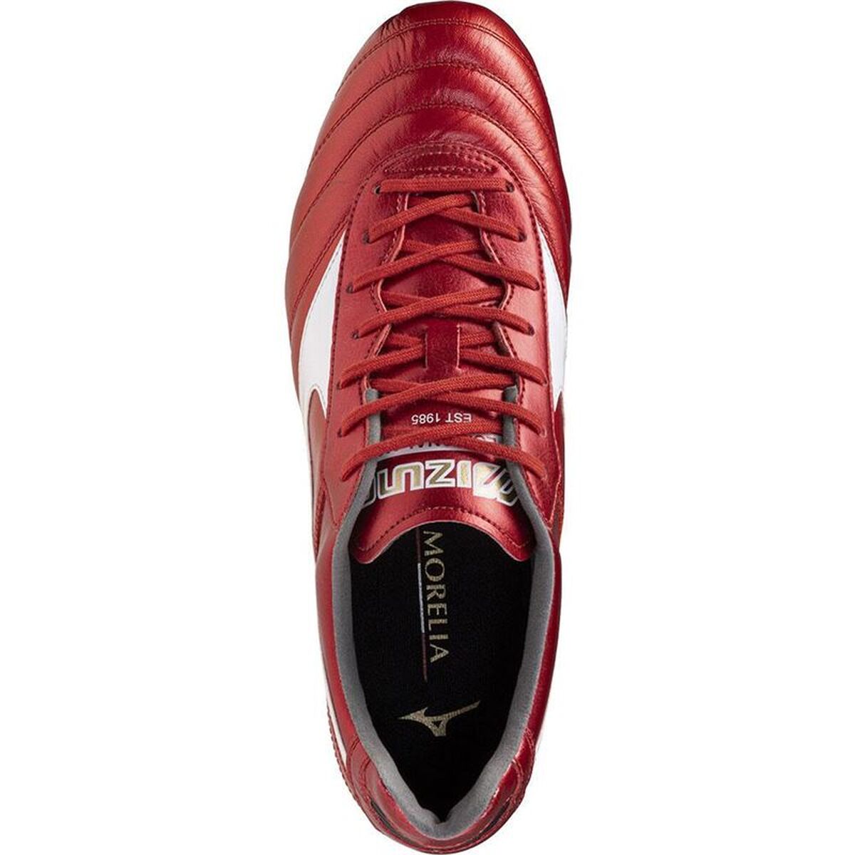Μπάλες Ποδοσφαίρου για Ενήλικες Mizuno Morelia II Elite Πορφυρό Κόκκινο