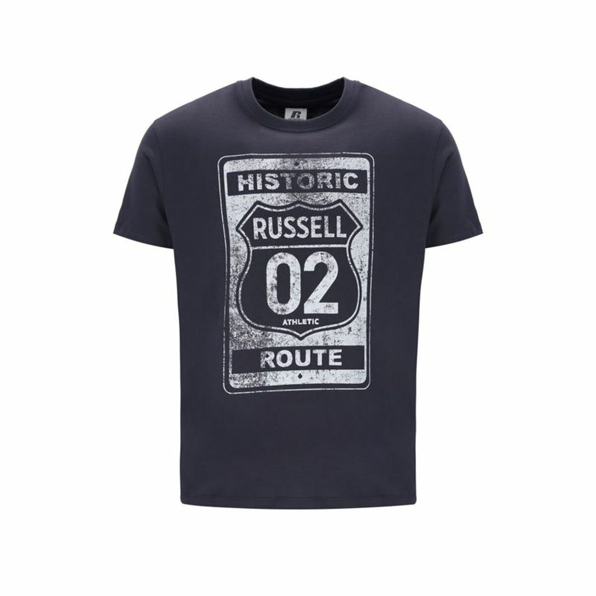 Ανδρική Μπλούζα με Κοντό Μανίκι Russell Athletic AMT A40471