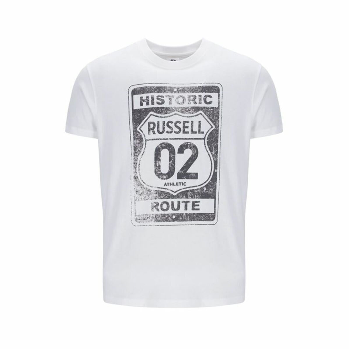 Ανδρική Μπλούζα με Κοντό Μανίκι Russell Athletic AMT A40471