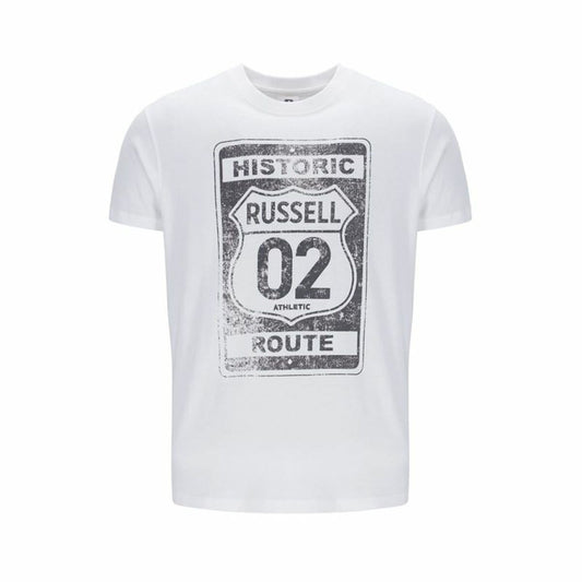 Ανδρική Μπλούζα με Κοντό Μανίκι Russell Athletic AMT A40471