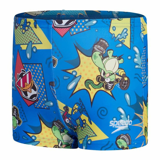 Παιδικά Μαγιό Speedo Digital Allover Aquashort Indigo