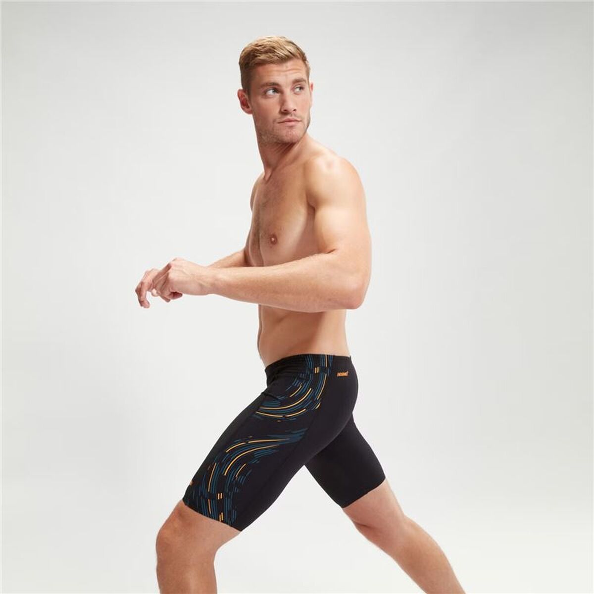 Ανδρικά Μαγιό Speedo Tech Panel Jammer Μαύρο