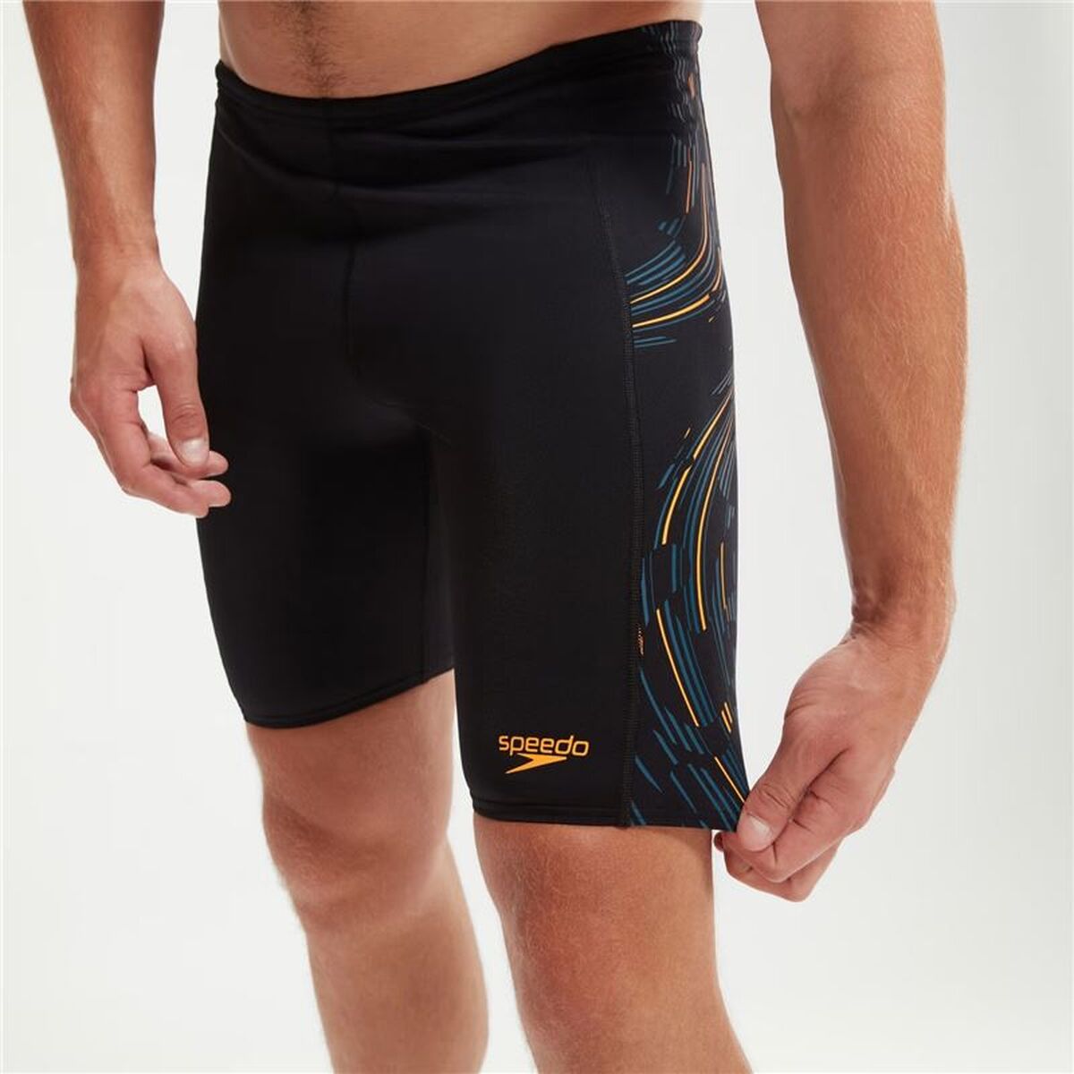 Ανδρικά Μαγιό Speedo Tech Panel Jammer Μαύρο