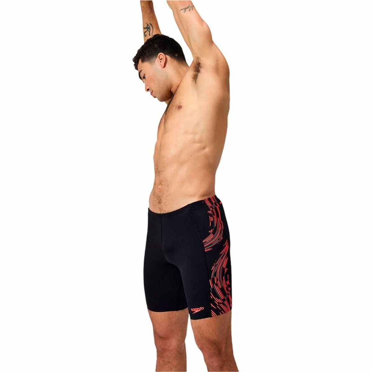 Ανδρικά Μαγιό Speedo Tech Panel Jammer Μαύρο