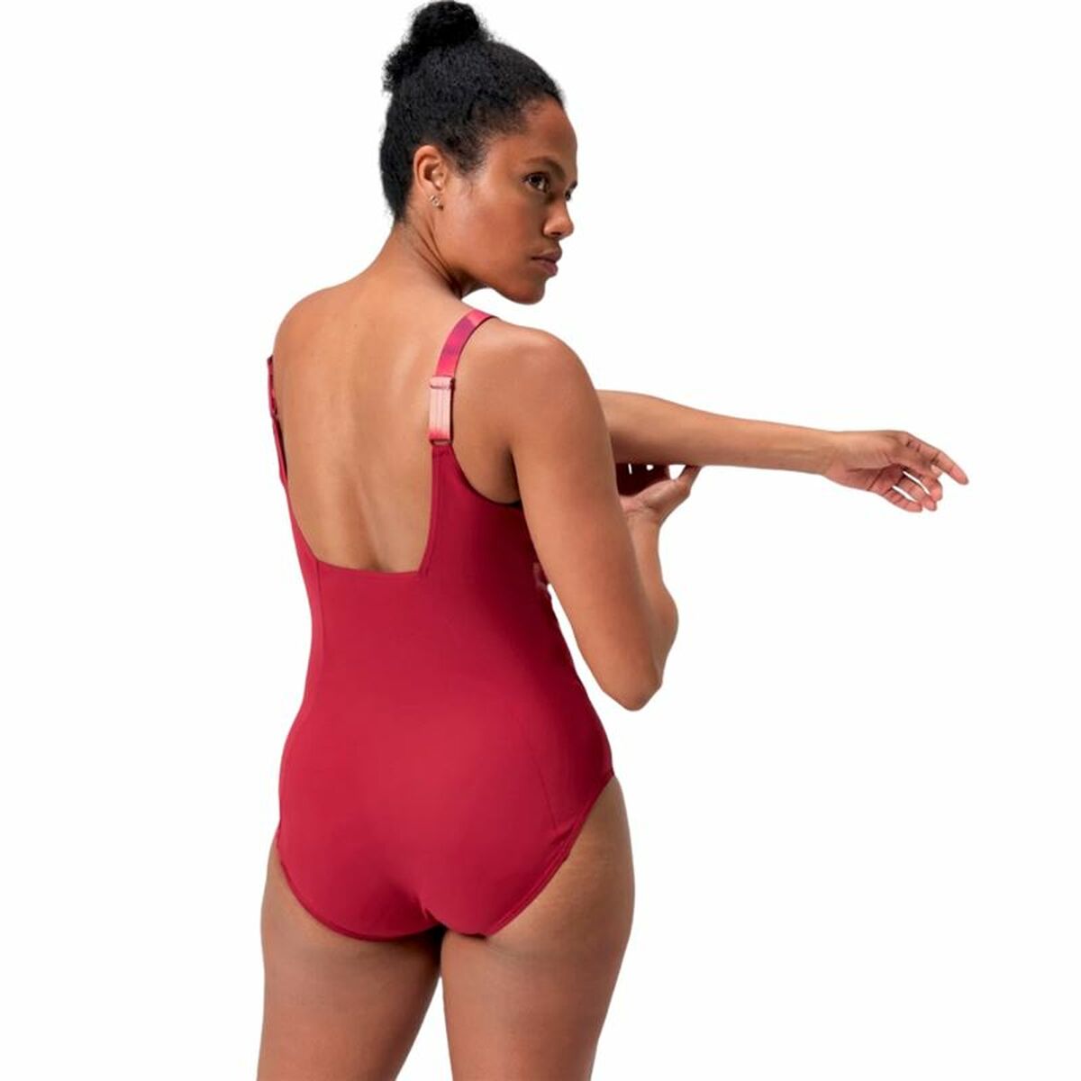 Γυναικεία Μαγιό Speedo Shaping Contour Κόκκινο