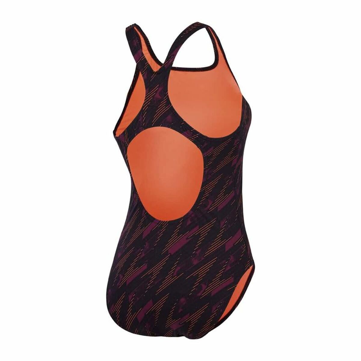 Γυναικεία Μαγιό Speedo Hyperboom Allover Πορτοκαλί