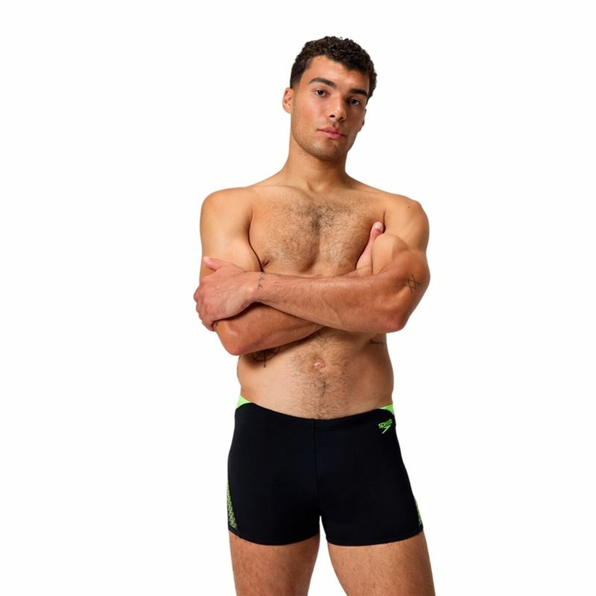 Ανδρικά Μαγιό Speedo boom Splice Aquashort Μαύρο