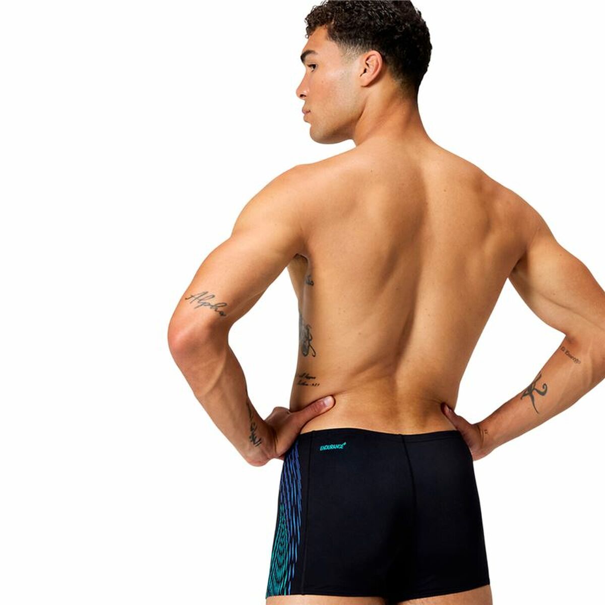 Ανδρικά Μαγιό Speedo Tech Panel Aquashort Μαύρο