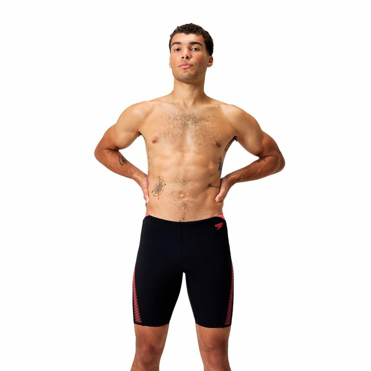 Ανδρικά Μαγιό Speedo Hyperboom Splice Jammer Μαύρο