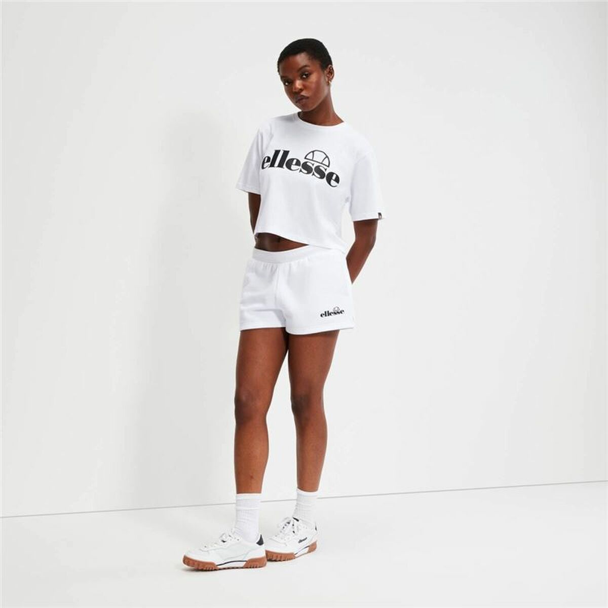 Γυναικεία Αθλητικά Σορτς Ellesse Kyrana Loopback Λευκό