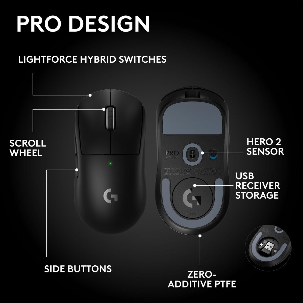 Ποντίκι Logitech 910-007553 Μαύρο