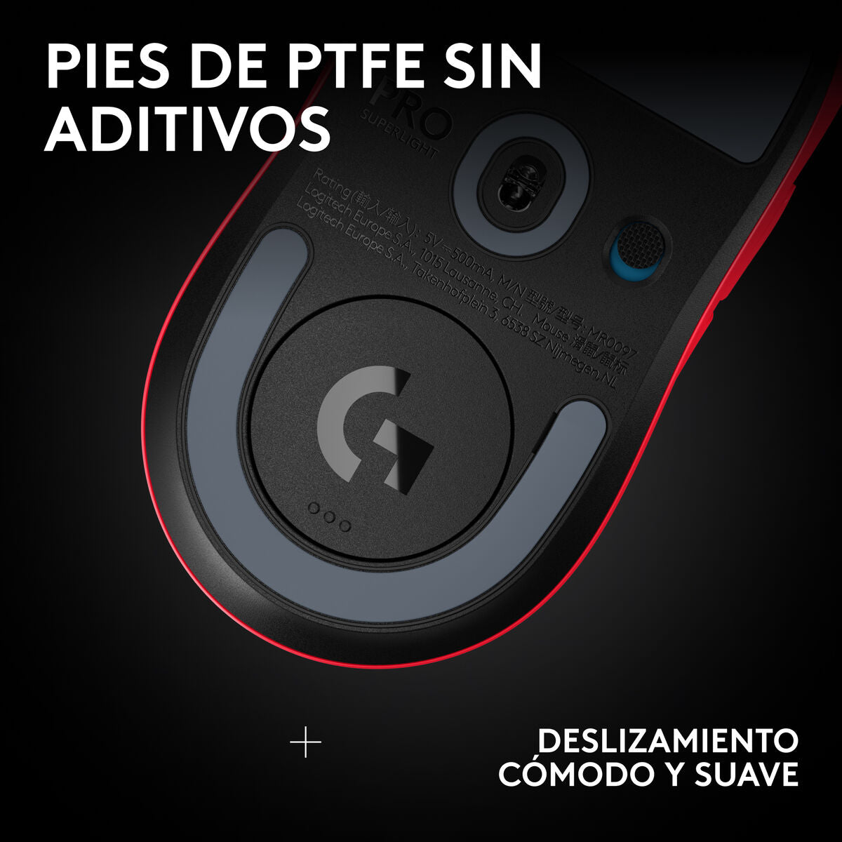 Ποντίκι Logitech 910-007551 Κόκκινο 44000 dpi