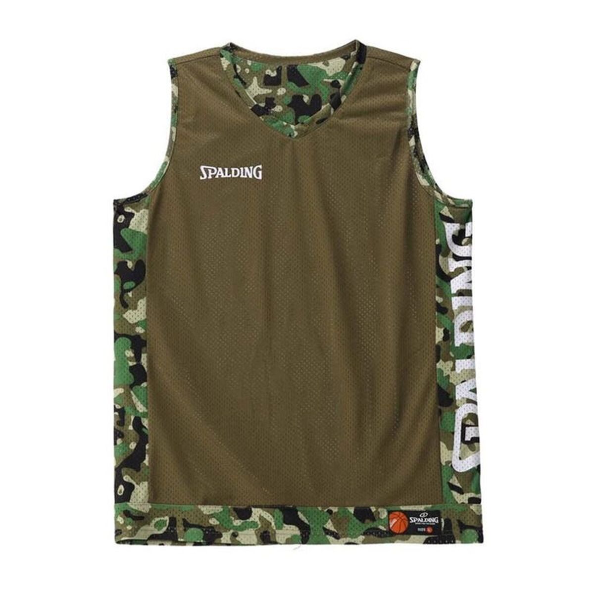 Μπλουζάκι μπάσκετ Spalding Spalding Reversible Πράσινο