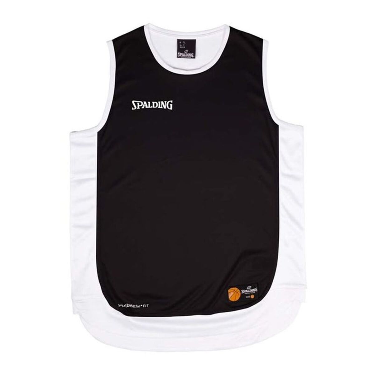 Μπλουζάκι μπάσκετ Spalding Hustle Tank Λευκό Μαύρο