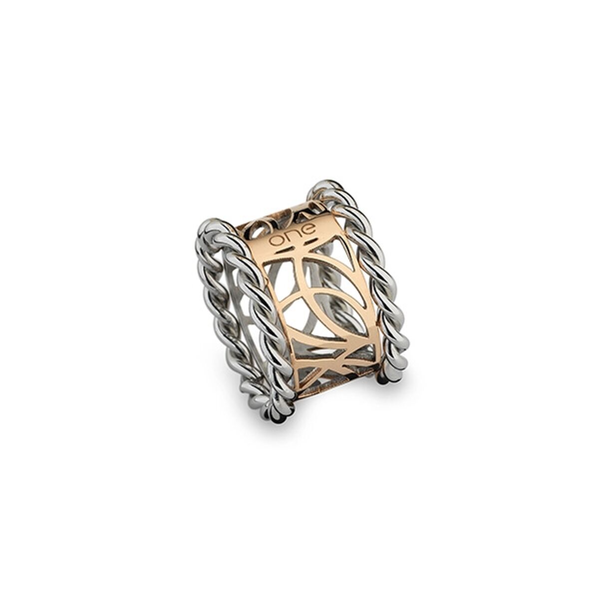 Γυναικεία Δαχτυλίδια One Jewels OJPORS01-6 Χρυσό Ασημί
